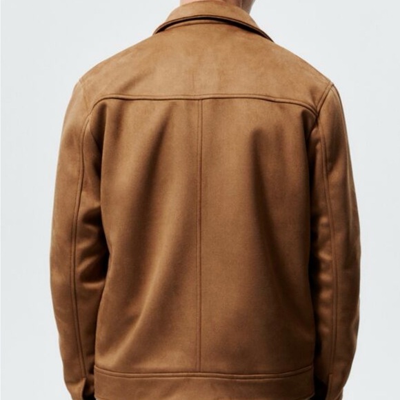 NWT  Zara Casadora  Faux Suede  jacket for men’s Size XL - Picture 5 of 12